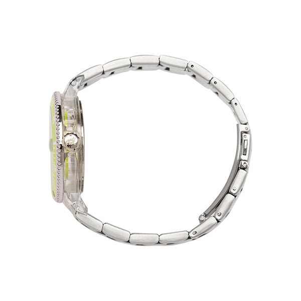STEVE MADDEN CLEAR CASE STATEMENT WATCH YELLOW ALL PRODUCTS