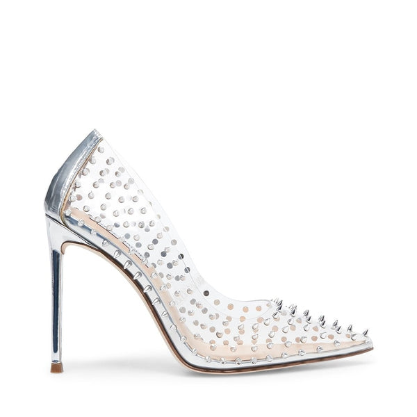 VALA-S Clear Pumps by Steve Madden - Side View