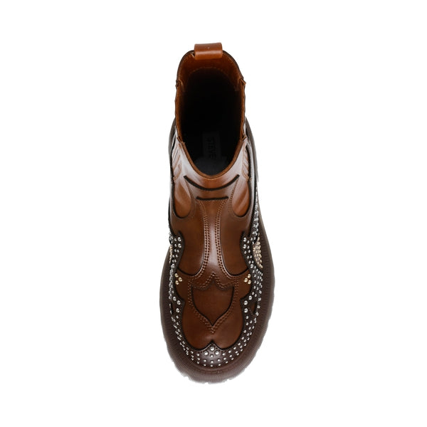 STEVE MADDEN ABIDE COGNAC LEATHER ALL PRODUCTS