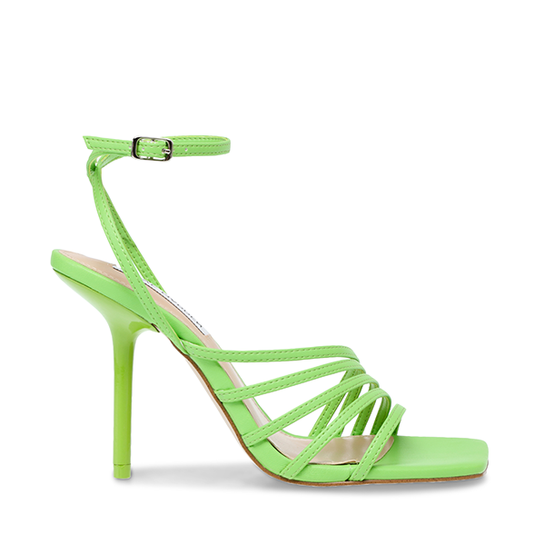 Lime Green Gladiator Sandals Open Toe Stiletto Strappy Heels For  Women|FSJshoes