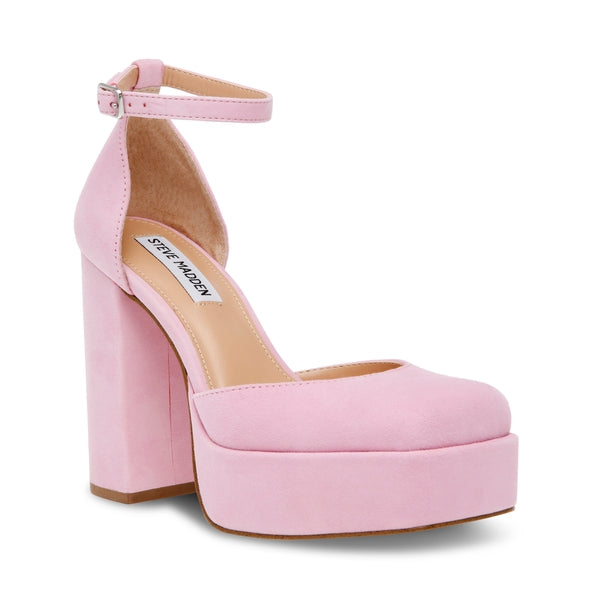CHARMIN Pink Heels by Steve Madden - front side view