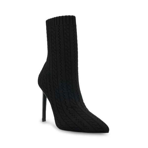 DEBONAIR Black Boots by Steve Madden - front side view