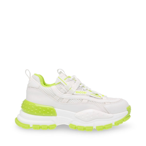 DRAGONFLY White Lime Sneakers - Steve Madden Australia