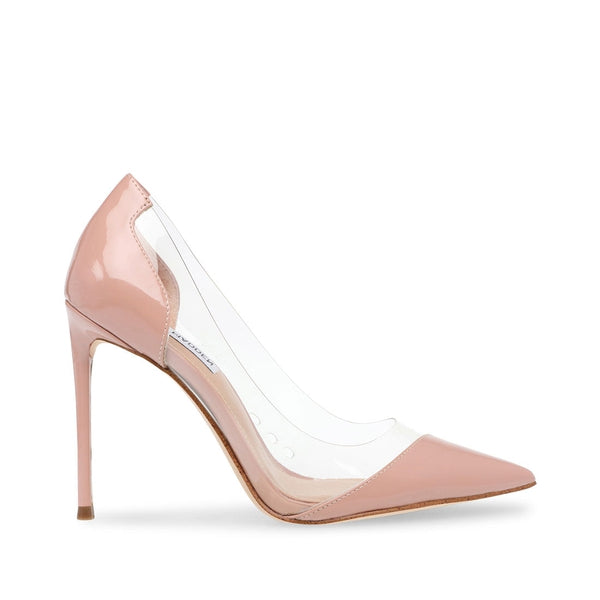 MARJORIE Blush Patent Pumps by Steve Madden - Side View