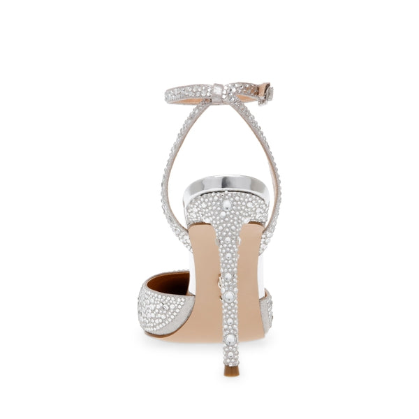 REVERT-S Silver Heels by Steve Madden - back view