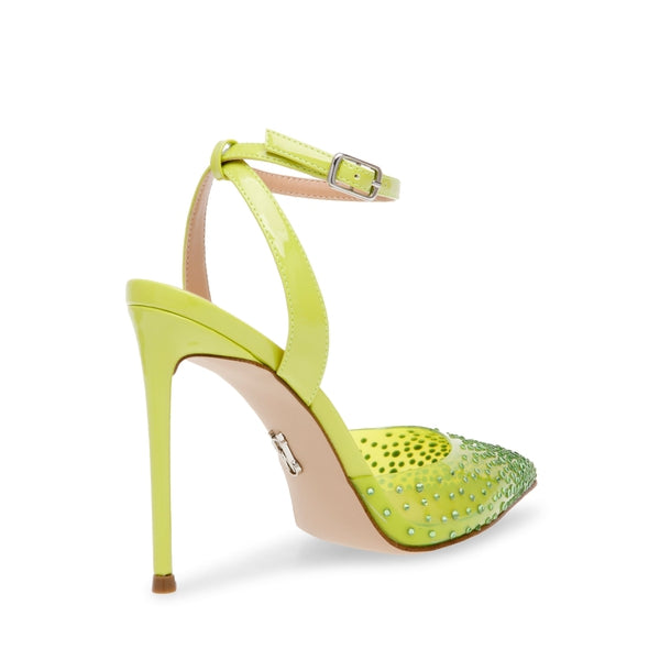 REVERT Neon Lime Pumps by Steve Madden - back side view
