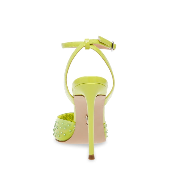 REVERT Neon Lime Pumps by Steve Madden - back view