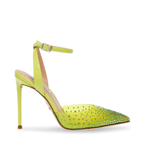 REVERT Neon Lime Pumps by Steve Madden - side view