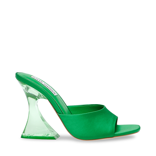 Lime Green Heels | Lime Green Metallic Heels | Siren Shoes