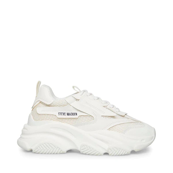 POSSESSION White Sneakers by Steve Madden - Side View
