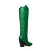 STEVE MADDEN LASSO GREEN LEATHER ONLINE EXCLUSIVE
