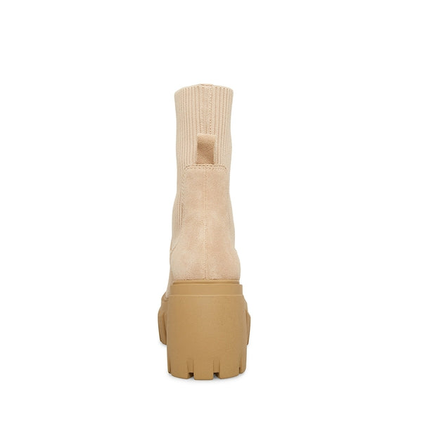 LIMIT Sand Suede Women's Boots by Steve Madden - back view