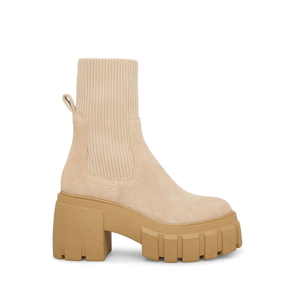 LIMIT Sand Suede Women's Boots by Steve Madden - side view