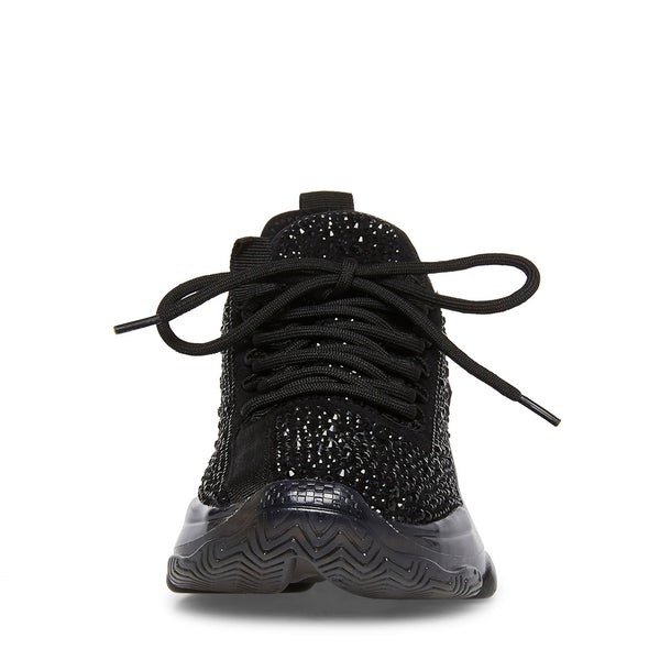 MAXIMA-R Black Sneakers by Steve Madden - Front View