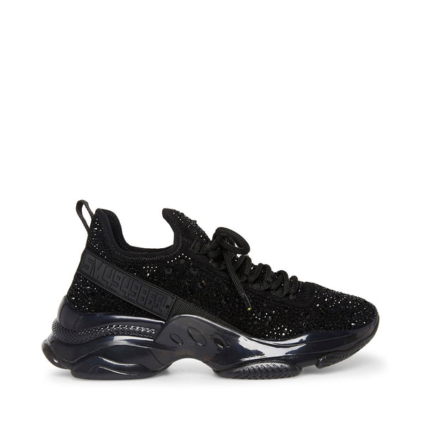 MAXIMA-R Black Sneakers by Steve Madden - Side View