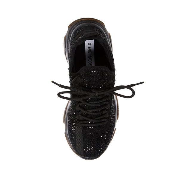 MAXIMA-R Black Sneakers by Steve Madden - Top View