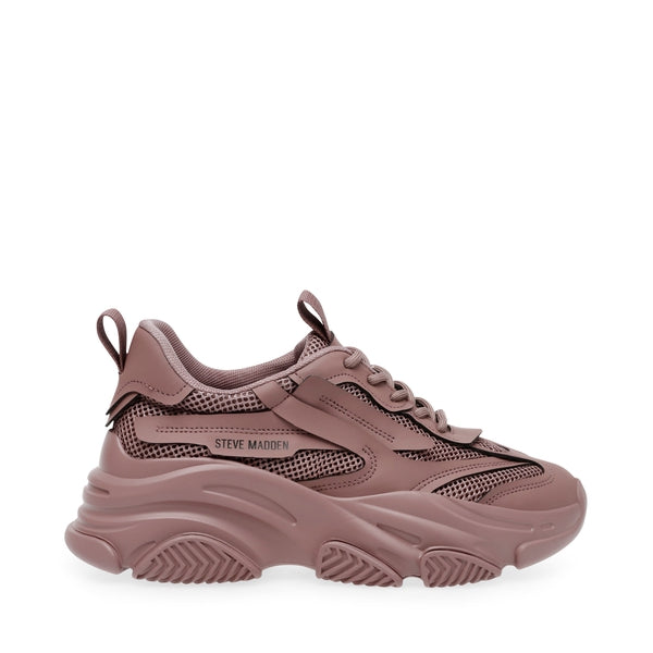 POSSESSION Dark Mauve Sneakers by Steve Madden - side view