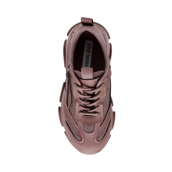 POSSESSION Dark Mauve Sneakers by Steve Madden - top view