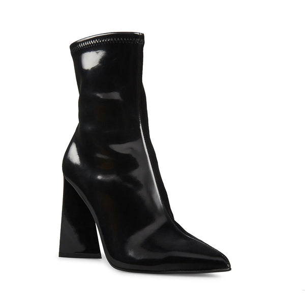 KIRA Black Boots by Steve Madden - front side view