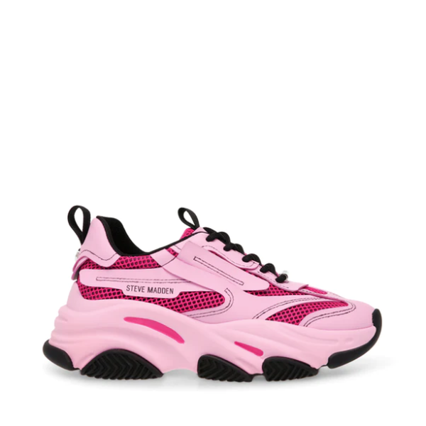 Black and pink athletic shoes sales