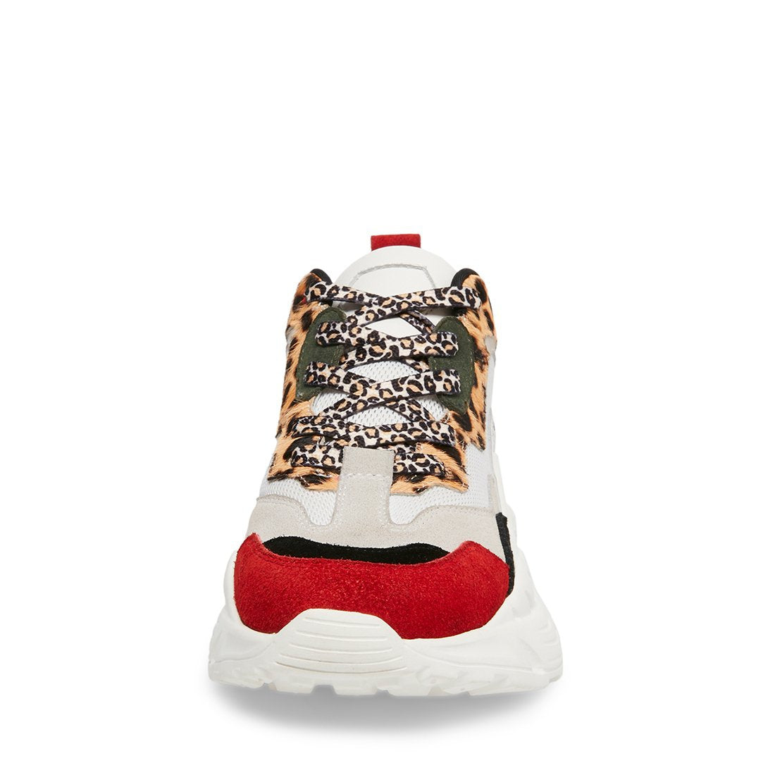 Steve Madden Antonia Leopard Sneaker Front - view 2